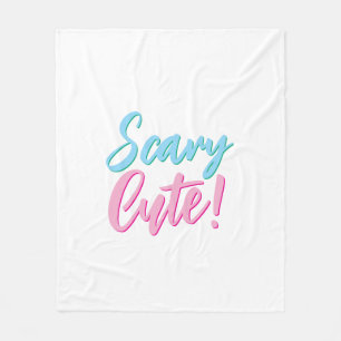 Scary Cute Halloween Funny Cute Spooky Ghost Desig Fleece Blanket