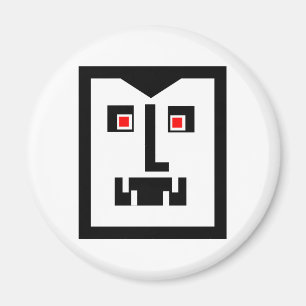 Scary  Cyborg Vampire Bot Magnet