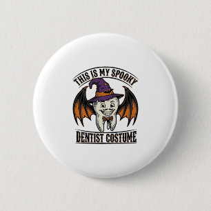 Scary Dentist Costume Halloween Dental Shirt Art_1 6 Cm Round Badge