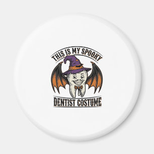 Scary Dentist Costume Halloween Dental Shirt Art_1 Magnet