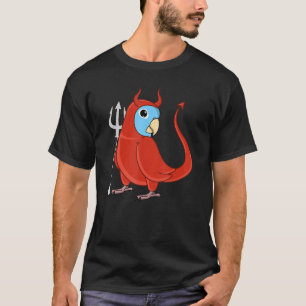 Scary Devil Costume Parrot I Blue Parrotlet T-Shirt