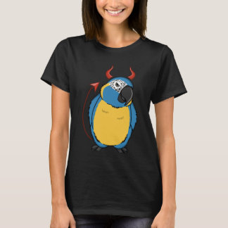 Scary Devil Costume Parrot I Blue throated Macaw T-Shirt