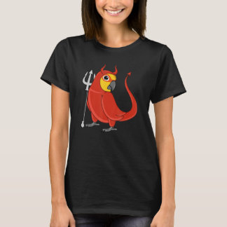 Scary Devil Costume Parrot I Jenday Conure T-Shirt