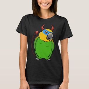 Scary Devil Costume Parrot I Orange winged Amazon T-Shirt