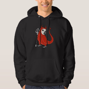 Scary Devil Costume Parrot I Sulphur-crested Cocka Hoodie