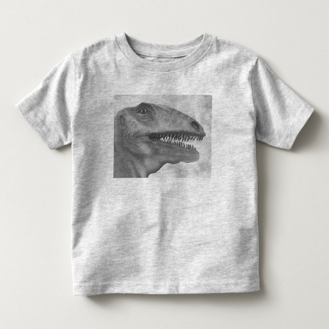 Scary Dinosaur Toddler T-Shirt (Front)