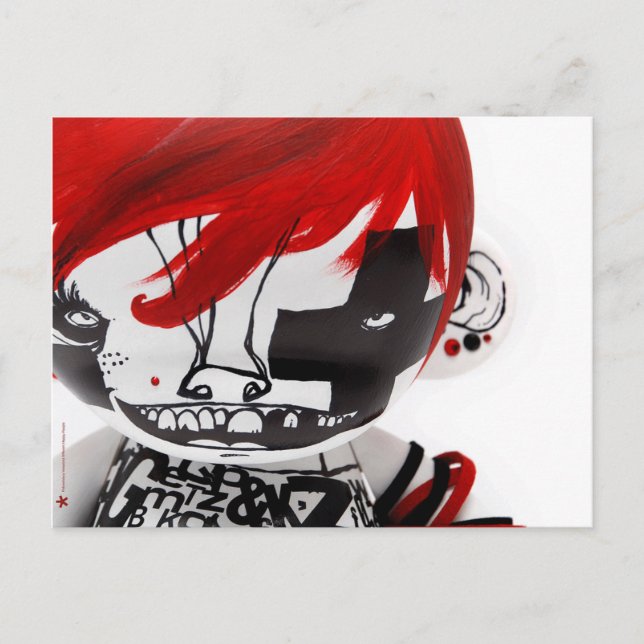 Scary Doll  Postcard (Front)