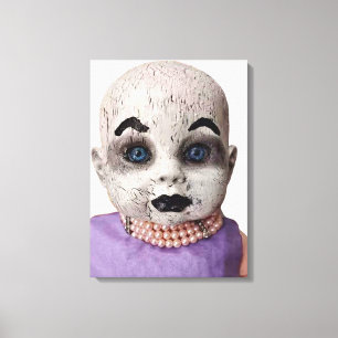 Scary Doll Wall Art