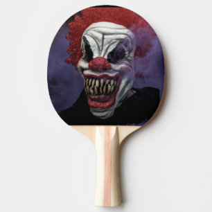 SCARY EVIL CLOWN PING PONG PADDLE
