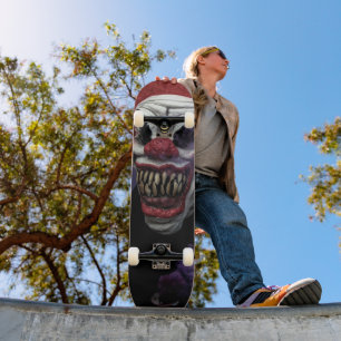 Scary evil clown Skateboard