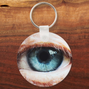 Scary Eyeball & Halloween Blue Eye /spooky zombie Key Ring