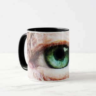 Scary Eyeball & Halloween Green Eye /spooky zombie Mug
