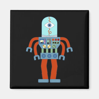 Scary Eyeball Robot Magnet