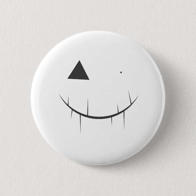 Scary Face Button (Front)