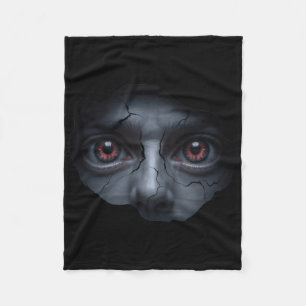 Scary Face Peeking – Funny Stomach Illusion Horror Fleece Blanket