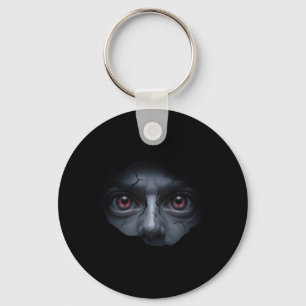 Scary Face Peeking – Funny Stomach Illusion Horror Key Ring