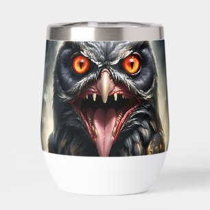 Scary Fanged Vampire Owl,