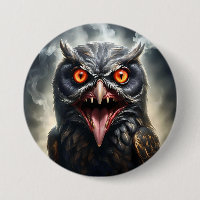 Scary Fanged Vampire Owl,