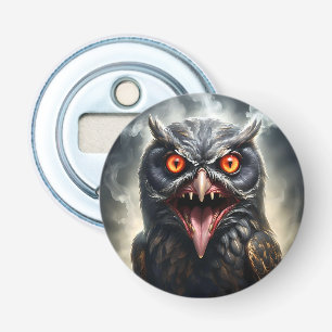 Scary Fanged Vampire Owl, Bottle Opener