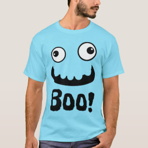 Scary Fanny Face Boo Halloween T-Shirt