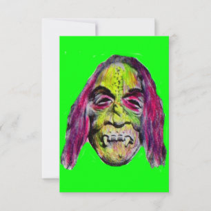 scary fiendish horror monster portrait