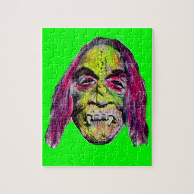 scary fiendish horror monster portrait jigsaw puzzle (Vertical)