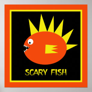 Scary Fish! Poster