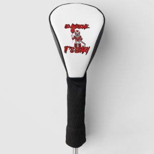 Scary Funny Halloween Clown Hockey Goalie Golf Head Cover