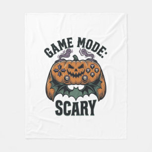 Scary Gamer Shirt Vintage Halloween Controller Art Fleece Blanket