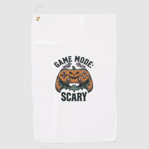 Scary Gamer Shirt Vintage Halloween Controller Art Golf Towel