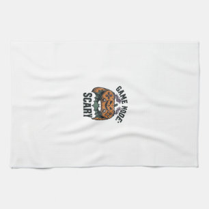 Scary Gamer Shirt Vintage Halloween Controller Art Tea Towel