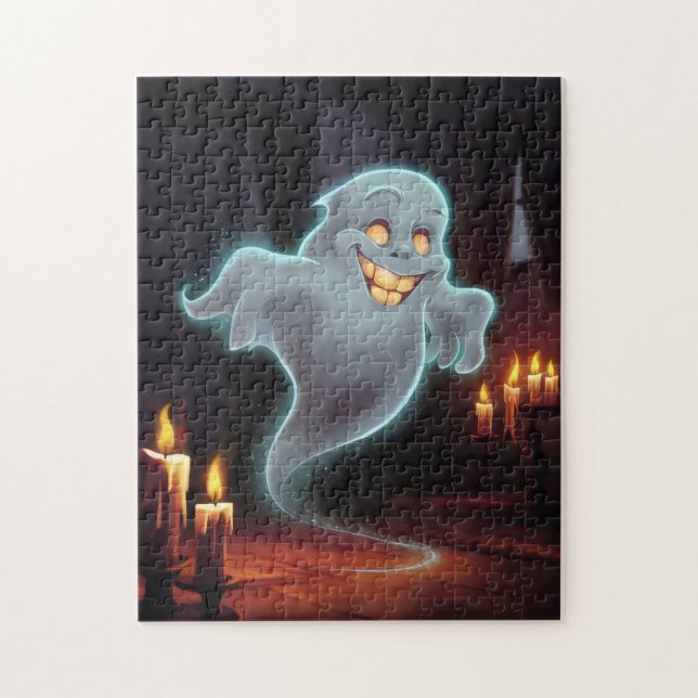Scary ghost puzzle. jigsaw puzzle (Vertical)