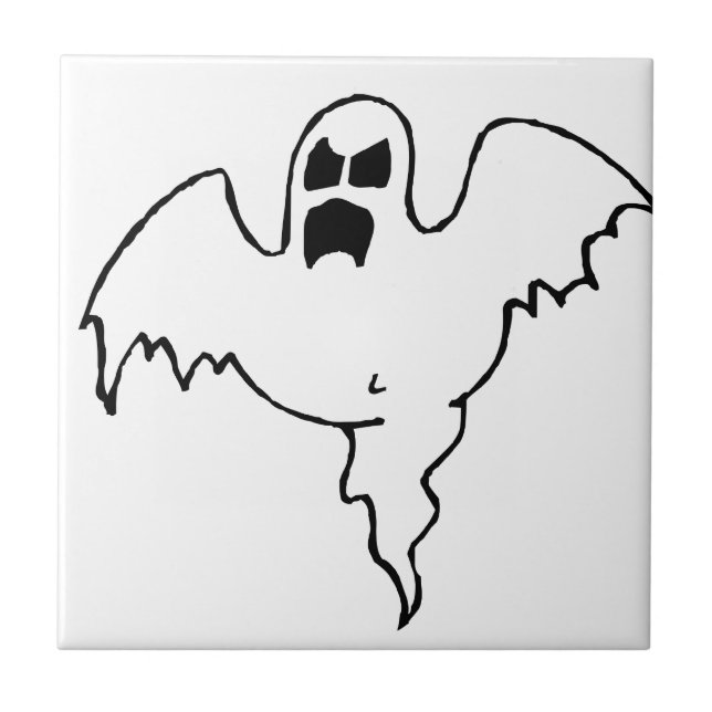 Scary ghost tile (Front)