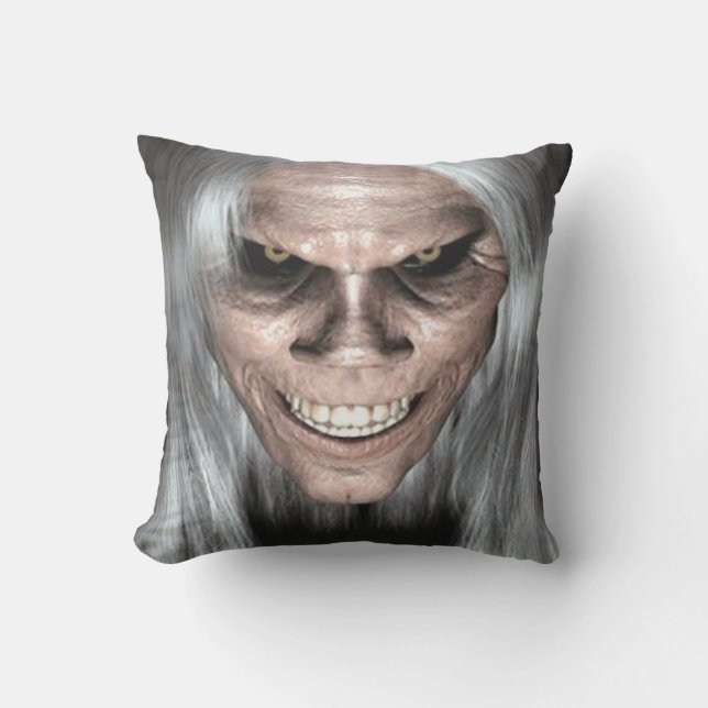 Scary Ghost Women Outdoor Cushion (Front)