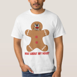 Scary Gingerbread Man Cookie T-Shirt