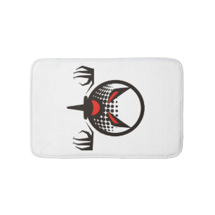 Scary Golf Halloween group graveyard Bath Mat
