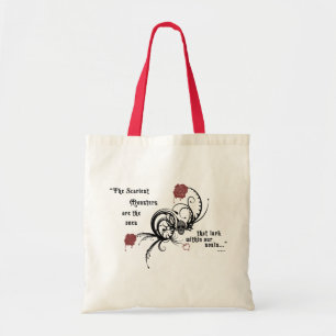 Scary Gothic Edgar Allen Poe Quote Tote Bag