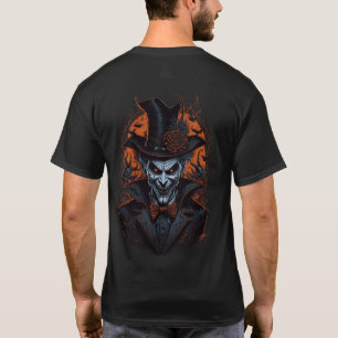 Scary Gothic Monster Top Hat Bats Halloween Art
