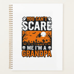 Scary Grandpa Vintage Halloween Shirt Design_1 Planner