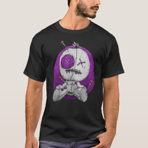 Scary  Graphic Voodoo Doll Teddy Bear Halloween Go T-Shirt