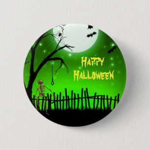 Scary Halloween 6 Cm Round Badge