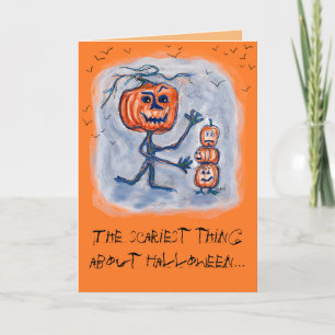 Scary Halloween Card