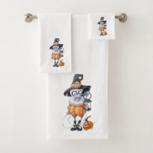 Scary Halloween Character Bath Towel Set
