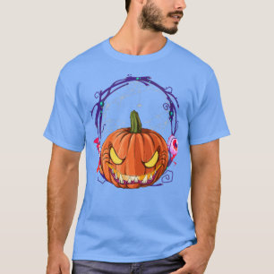 Scary Halloween Costume Creepy Jack O Lantern Spoo T-Shirt