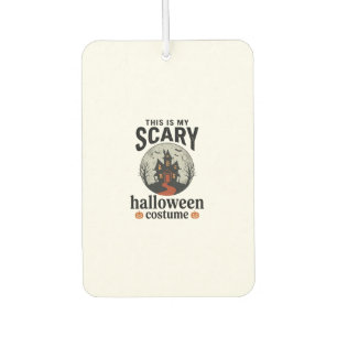 Scary Halloween Costume Haunted House Vector Desig Car Air Freshener