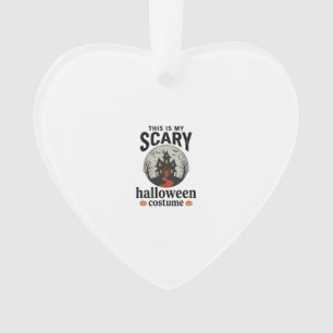 Scary Halloween Costume Haunted House Vector Desig Ornament