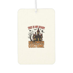 Scary Halloween Costume Haunted House Vintage Shir Car Air Freshener