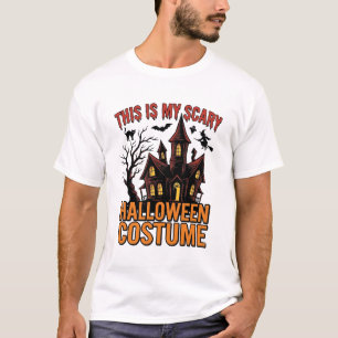 Scary Halloween Costume Haunted House Vintage Shir T-Shirt