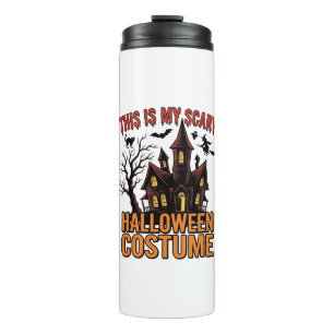 Scary Halloween Costume Haunted House Vintage Shir Thermal Tumbler
