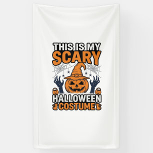 Scary Halloween Costume Pumpkin Witch Hat Shirt_1 Banner